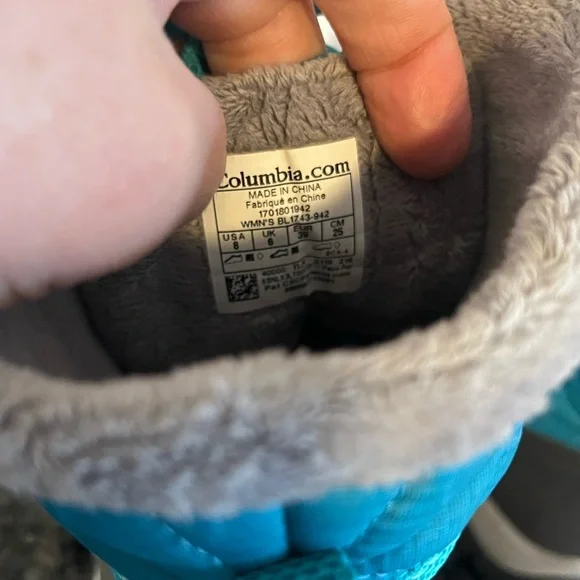 Columbia Teal and Gray Winter Boots - Picture 8 of 9
